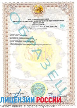 Образец сертификата соответствия (приложение) Магадан Сертификат ISO 14001
